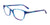EasyClip EC428 Eyeglasses with Clip-on Sunglasses | Size 53 / Blue & Purple Marbled