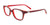 EasyClip EC430 Eyeglasses | Size 46 / Burgundy & Yellow & Red