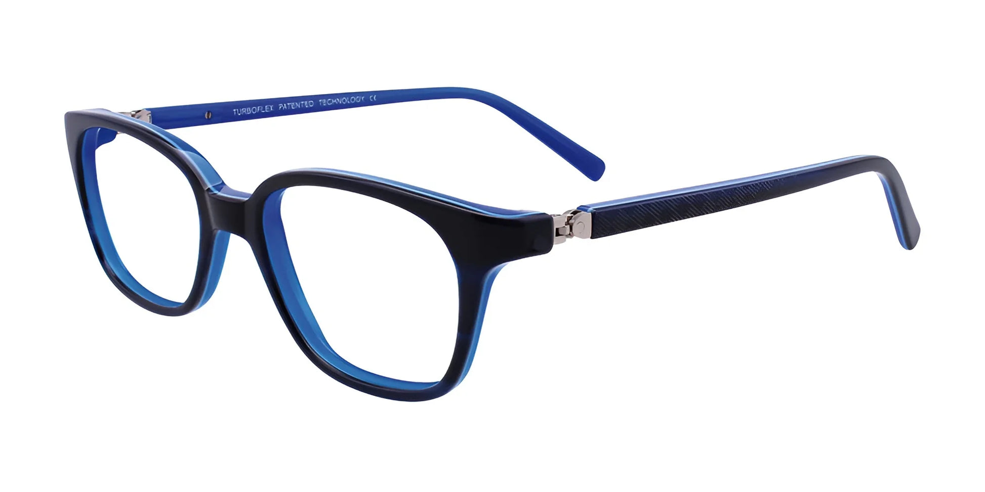 EasyClip EC430 Eyeglasses Dark Blue & Blue
