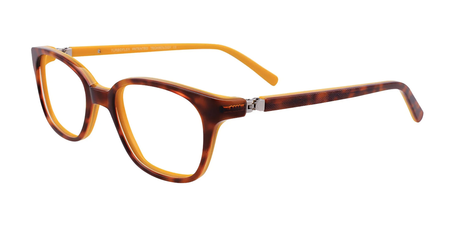 EasyClip EC430 Eyeglasses Demi Amber & Yellow