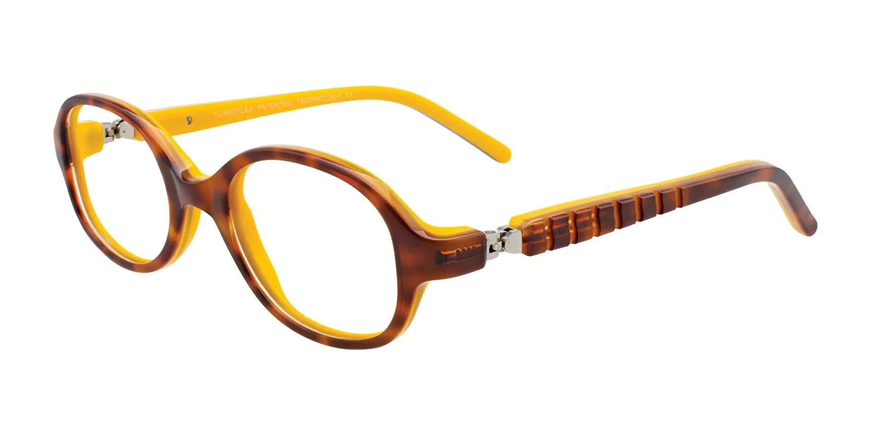 EasyClip EC431 Eyeglasses Demi Amber & Yellow