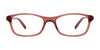 EasyClip EC432 Eyeglasses | Size 48 / Pinkish Brown Crystal & Pink