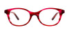 EasyClip EC433 Eyeglasses | Size 44 / Dark Pink & Orange