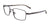 EasyClip EC436 Eyeglasses with Clip-on Sunglasses | Size 55 / Satin Dark Grey