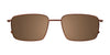 EasyClip EC436 Eyeglasses with Clip-on Sunglasses | Size 55 / Clip Only (Color №010)