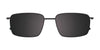 EasyClip EC436 Eyeglasses with Clip-on Sunglasses | Size 55 / Clip Only (Color №020)