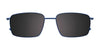 EasyClip EC436 Eyeglasses with Clip-on Sunglasses | Size 55 / Clip Only (Color №050)