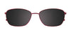 EasyClip EC437 Eyeglasses with Clip-on Sunglasses | Size 53 / Clip Only (Color №030)