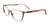 EasyClip EC442 Eyeglasses with Clip-on Sunglasses | Size 53 / Satin Light Brown & Gold & Pink