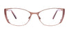 EasyClip EC442 Eyeglasses with Clip-on Sunglasses | Size 53 / Satin Light Blue & Blue