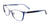 EasyClip EC442 Eyeglasses with Clip-on Sunglasses | Size 53 / Satin Light Blue & Blue