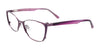 EasyClip EC442 Eyeglasses with Clip-on Sunglasses | Size 53 / Satin Light Purple & Purple