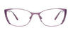 EasyClip EC442 Eyeglasses with Clip-on Sunglasses | Size 53 / Satin Light Blue & Blue