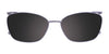 EasyClip EC442 Eyeglasses with Clip-on Sunglasses | Size 53 / Clip Only (Color №050)