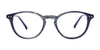 EasyClip EC443 Eyeglasses | Size 49 / Navy & Crystal