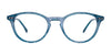 EasyClip EC443 Eyeglasses | Size 49 / Navy & Crystal