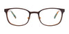 EasyClip EC445 Eyeglasses with Clip-on Sunglasses | Size 46 / Matt Dark Brown