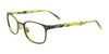 EasyClip EC445 Eyeglasses with Clip-on Sunglasses | Size 46 / Matt Dark Grey