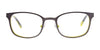 EasyClip EC445 Eyeglasses with Clip-on Sunglasses | Size 46 / Matt Dark Brown