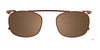 EasyClip EC445 Eyeglasses with Clip-on Sunglasses | Size 46 / Clip Only (Color №010)