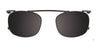 EasyClip EC445 Eyeglasses with Clip-on Sunglasses | Size 46 / Clip Only (Color №020)