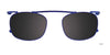 EasyClip EC445 Eyeglasses with Clip-on Sunglasses | Size 46 / Clip Only (Color №050)