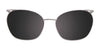 EasyClip EC447 Eyeglasses with Clip-on Sunglasses | Size 52 / Clip Only (Color №010)