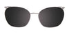 EasyClip EC447 Eyeglasses with Clip-on Sunglasses | Size 52 / Clip Only (Color №050)