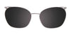 EasyClip EC447 Eyeglasses with Clip-on Sunglasses | Size 52 / Clip Only (Color №080)