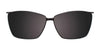 EasyClip EC453 Eyeglasses with Clip-on Sunglasses | Size 49 / Clip Only (Color №030)