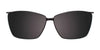 EasyClip EC453 Eyeglasses with Clip-on Sunglasses | Size 49 / Clip Only (Color №080)