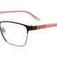 Satin Dark Brown & Light Pink