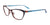EasyClip EC456 Eyeglasses with Clip-on Sunglasses | Size 51 / Satin Brown & Blue