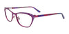 EasyClip EC456 Eyeglasses with Clip-on Sunglasses | Size 51 / Satin Purple & Light Purple