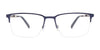 EasyClip EC459 Eyeglasses with Clip-on Sunglasses | Size 54 / Matt Black & Steel Green