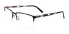 EasyClip EC459 Eyeglasses with Clip-on Sunglasses | Size 54 / Matt Black & Steel Green