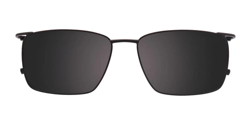 EasyClip EC459 Eyeglasses with Clip-on Sunglasses / Size 54 / Matt Black & Steel Green