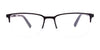 EasyClip EC459 Eyeglasses with Clip-on Sunglasses | Size 54 / Matt Black & Steel Green