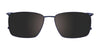 EasyClip EC459 Eyeglasses with Clip-on Sunglasses | Size 54 / Clip Only (Color №050)