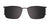 EasyClip EC459 Eyeglasses with Clip-on Sunglasses | Size 54 / Clip Only (Color №090)