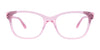 EasyClip EC464 Eyeglasses with Clip-on Sunglasses | Size 53 / Blue Crystal & Blue Snake Pattern