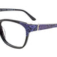 Black & Lavender Snake Pattern