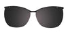 EasyClip EC464 Eyeglasses with Clip-on Sunglasses | Size 53 / Clip Only (Color №090)