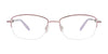 EasyClip EC469 Eyeglasses with Clip-on Sunglasses | Size 53 / Shiny Blue & Silver