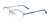 EasyClip EC469 Eyeglasses with Clip-on Sunglasses | Size 53 / Shiny Blue & Silver