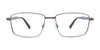 EasyClip EC470 Eyeglasses with Clip-on Sunglasses | Size 57 / Satin Black