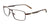 EasyClip EC477 Eyeglasses with Clip-on Sunglasses | Size 54 / Satin Dark Brown