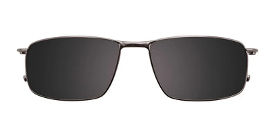 EasyClip EC477 Eyeglasses with Clip-on Sunglasses | Size 54