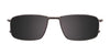 EasyClip EC477 Eyeglasses with Clip-on Sunglasses | Size 54 / Clip Only (Color №020)