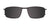 EasyClip EC477 Eyeglasses with Clip-on Sunglasses | Size 54 / Clip Only (Color №090)
